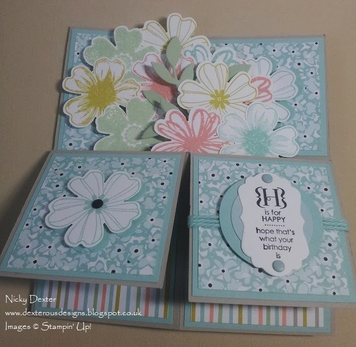 Dexterous Designs Stampin' Up! Uk Flower Shop Card in a Box