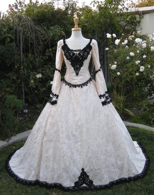 victorian wedding dress costume