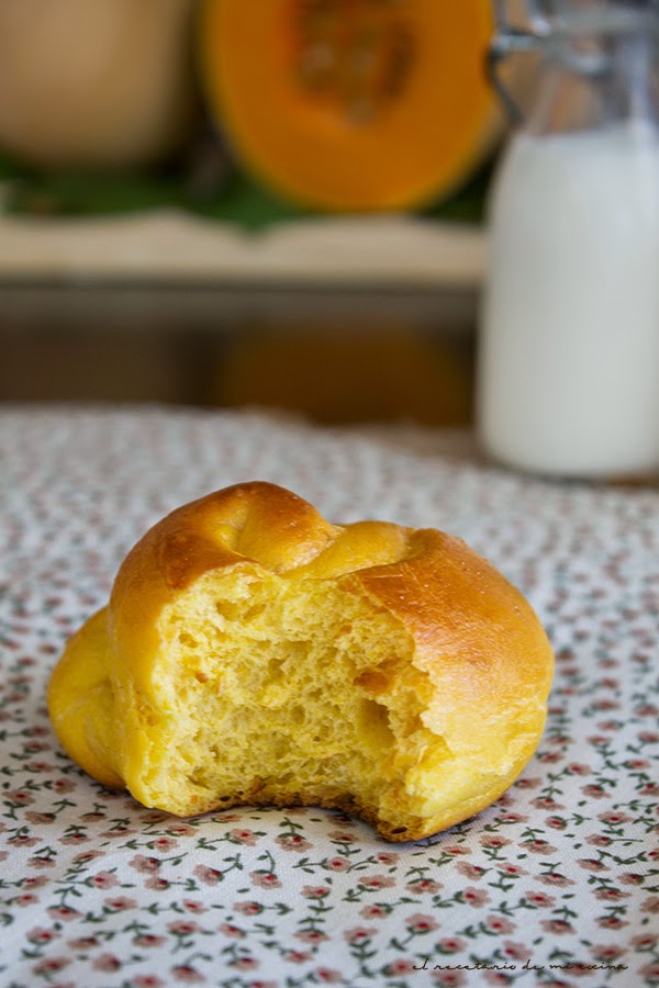 Bollos de calabaza y leche condensada