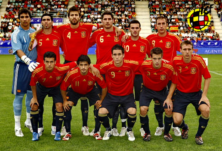 EQUIPOS DE FÚTBOL SELECCIÓN DE ESPAÑA SUB 21 en la temporada 200809