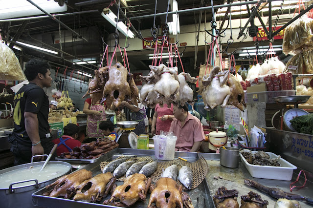 Mercato alimentare-Chinatown-Bangkok