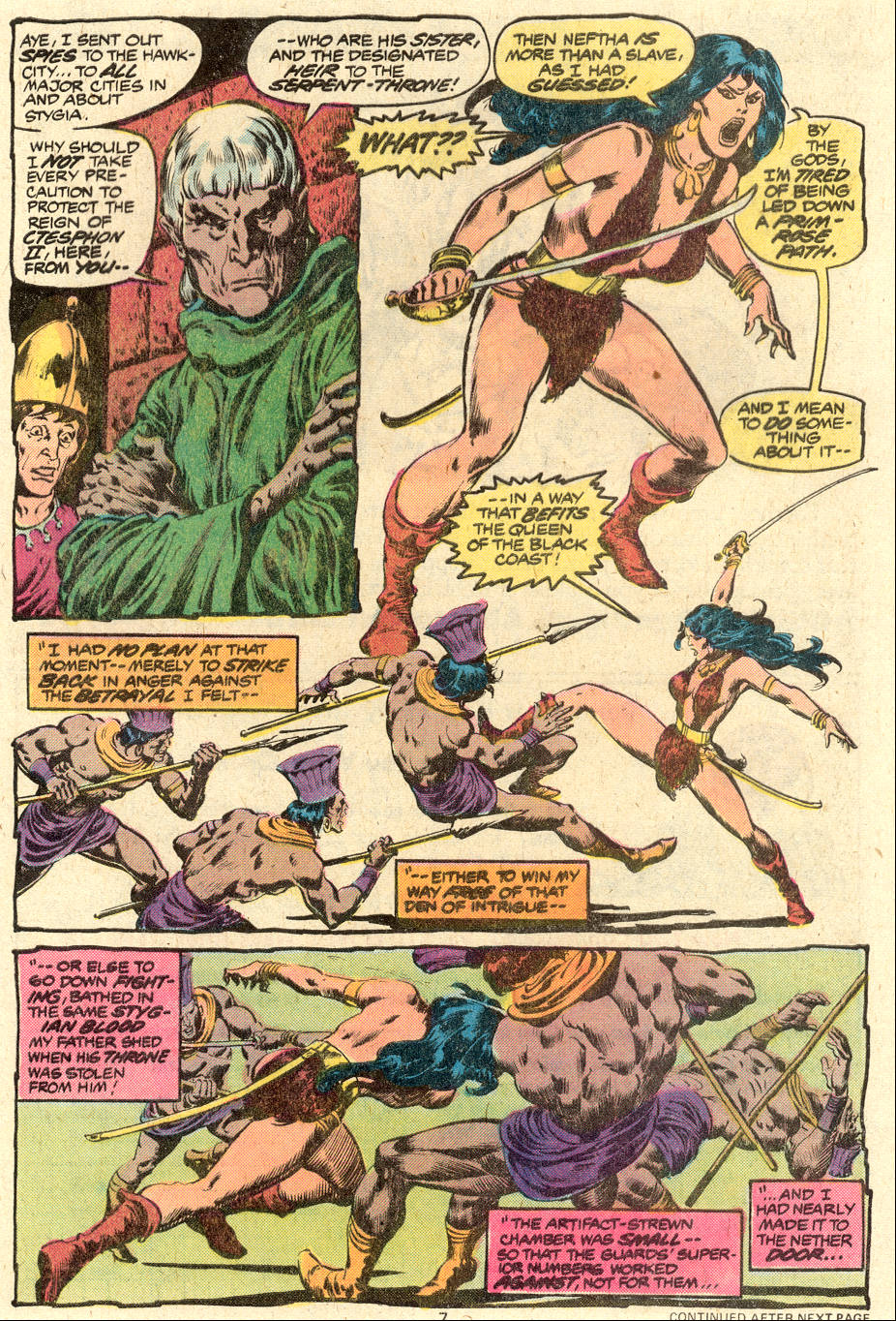 Read online Conan the Barbarian (1970) comic -  Issue #88 - 7