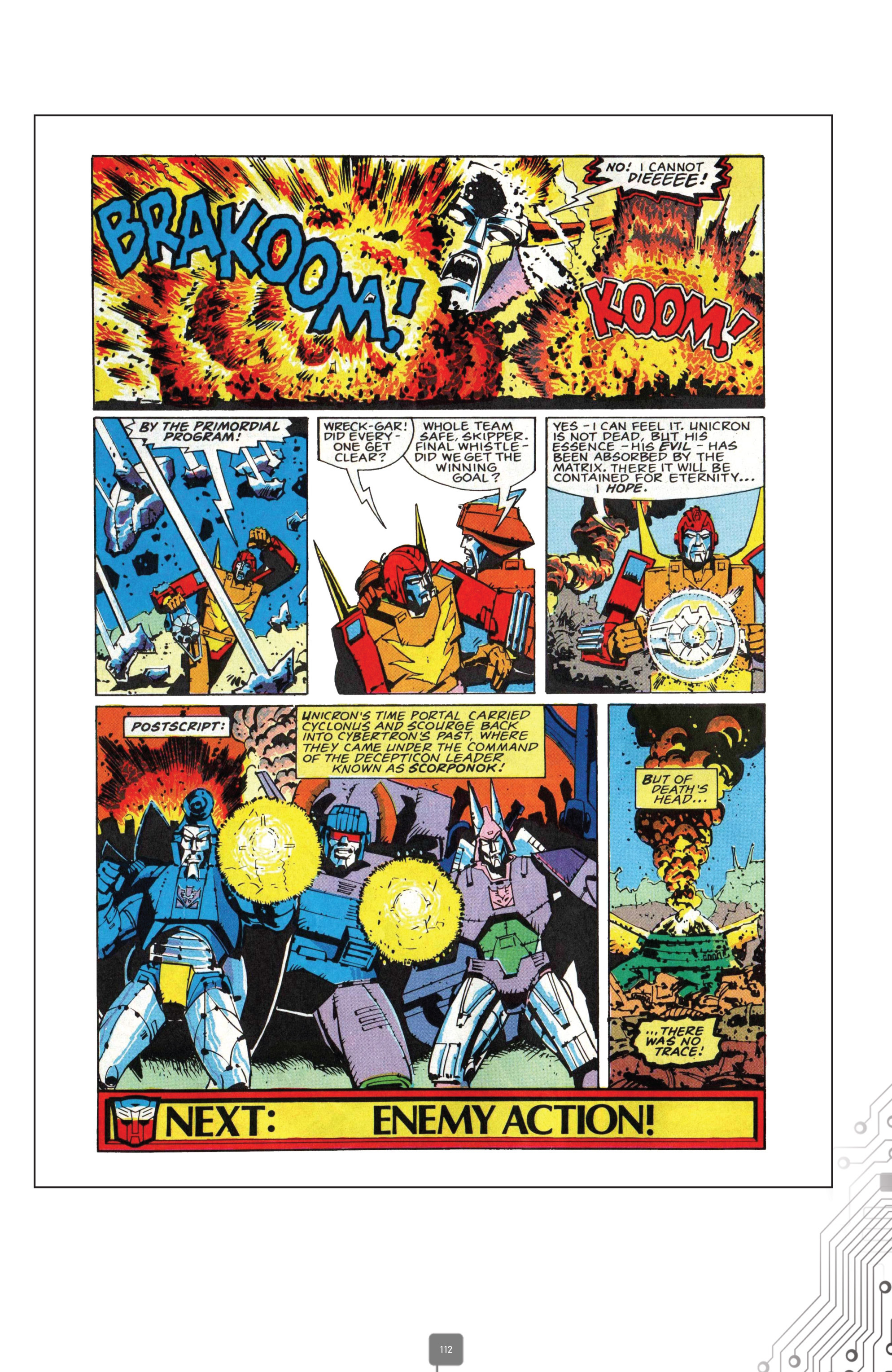 Read online The Transformers Classics UK comic -  Issue # TPB 5 - 113