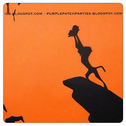 lion king safari shower sunset simba tree scene animals cut rock paper were disney cricut hand catchmyparty party