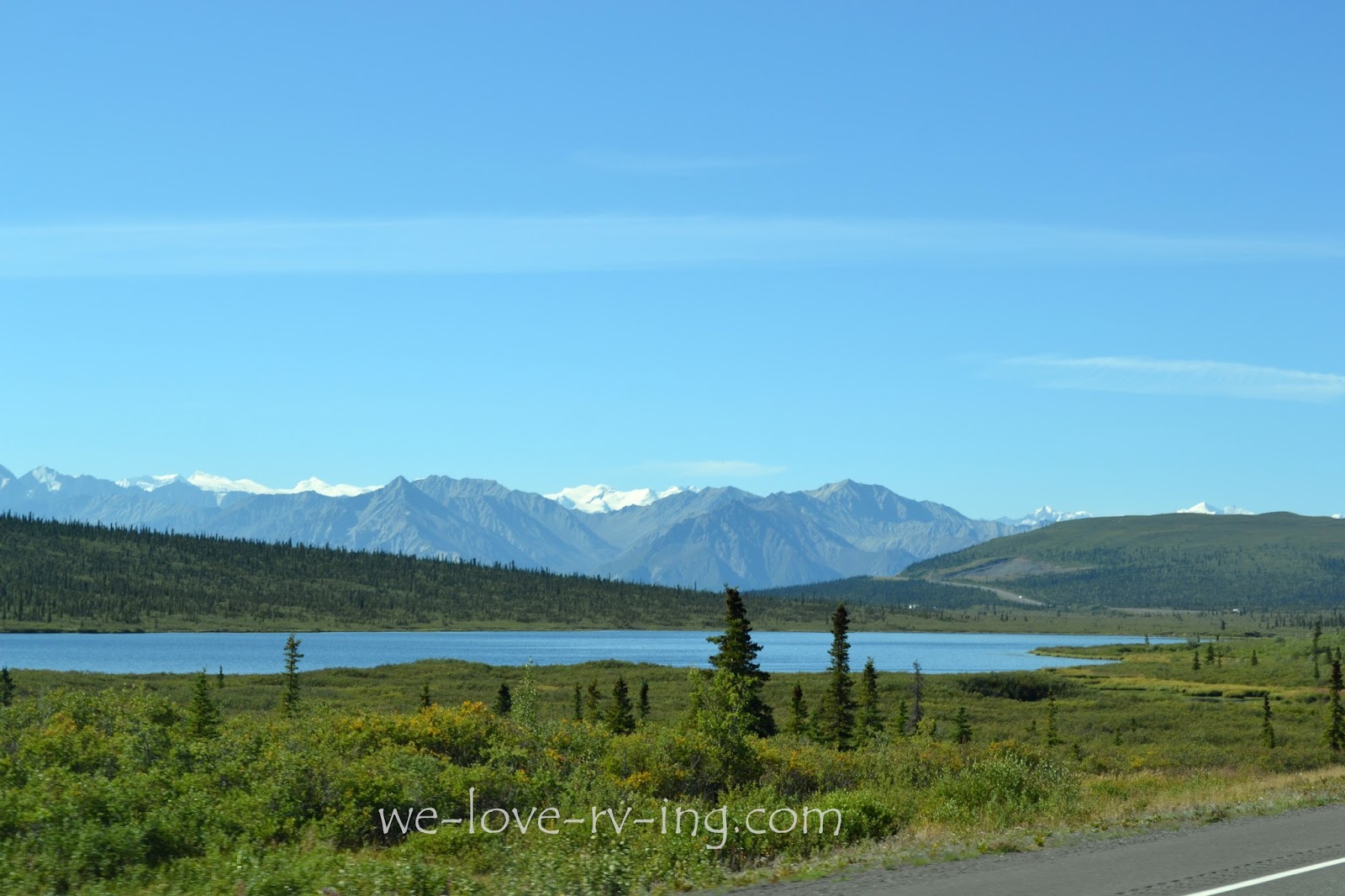 We Love RV'ing Glaciers Glenn Highway Alaska
