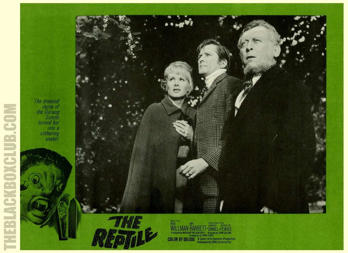 The Black Box Club: HAMMER FILM PRODUCTIONS: 'THE REPTILE' (1966) LOBBY