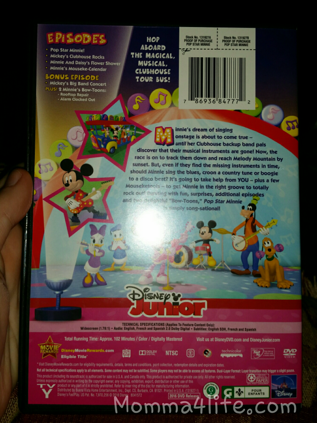 Momma4life Mickey Mouse Clubhouse Pop Star Minnie On Dvd 22