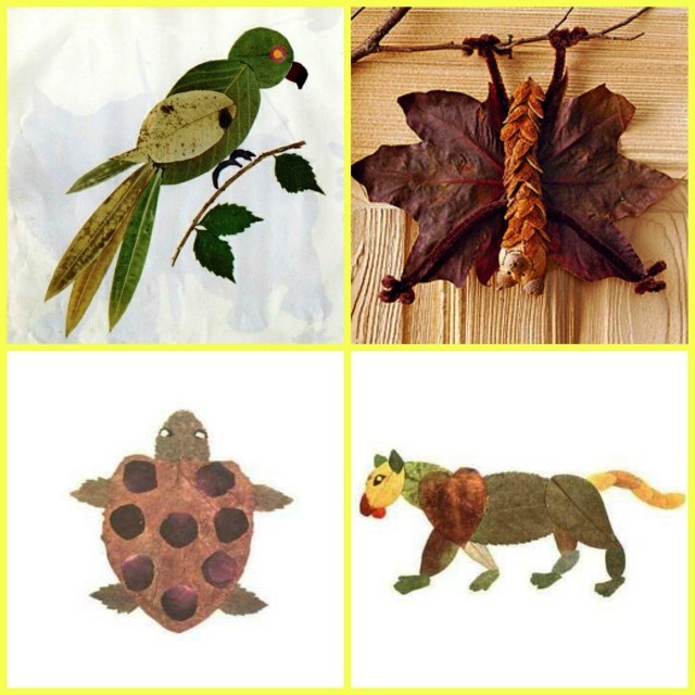 leaf animals Art Craft Gift Ideas