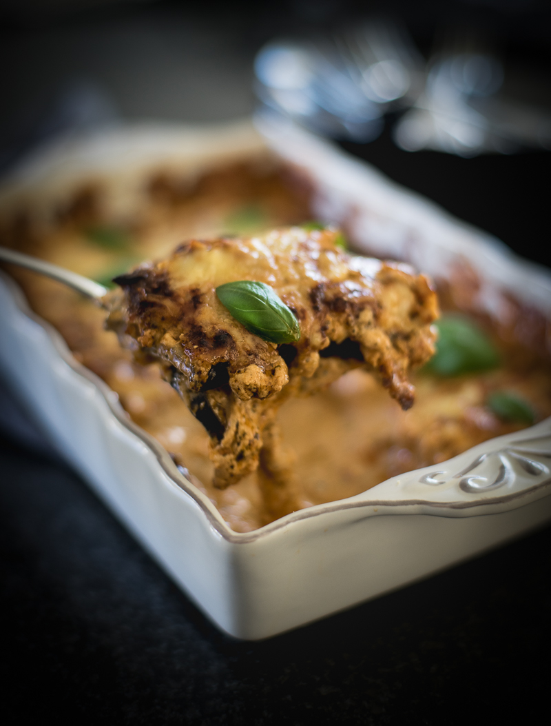 Home 2 Tiny Auberginelasagne lchf