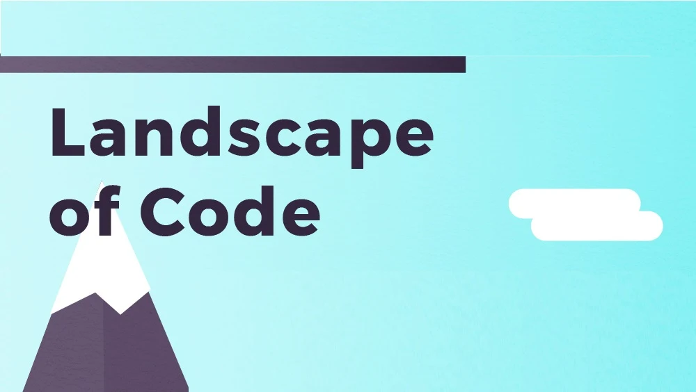 The Landscape of Code - #infographic