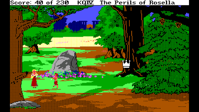 Screenshot from King's Quest IV