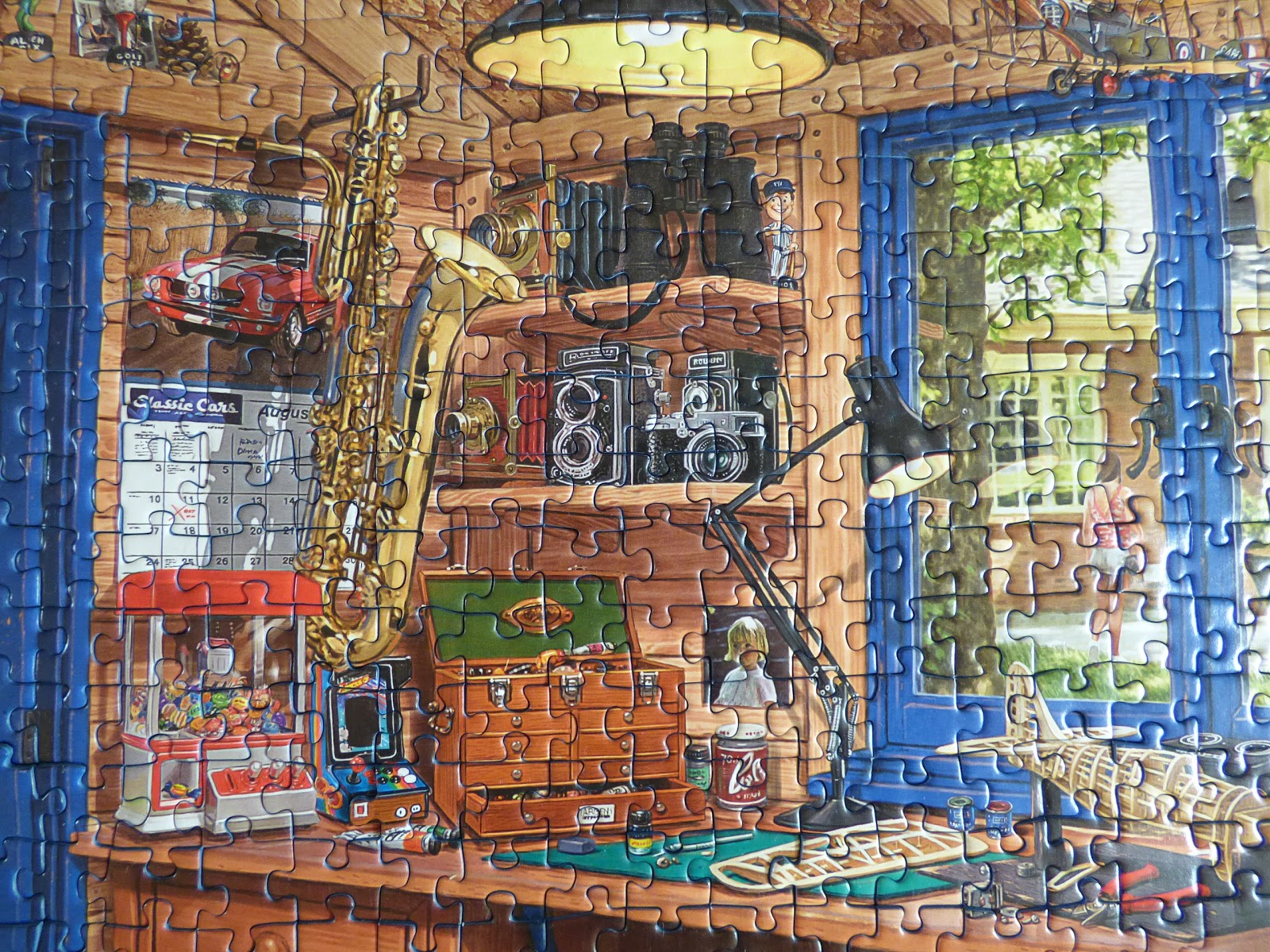 Chez Maximka My Haven The Man Cave 1000 piece jigsaw puzzle from