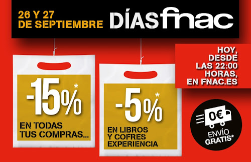 Mejores ofertas días fnac 26 y 27 septiembre 2014