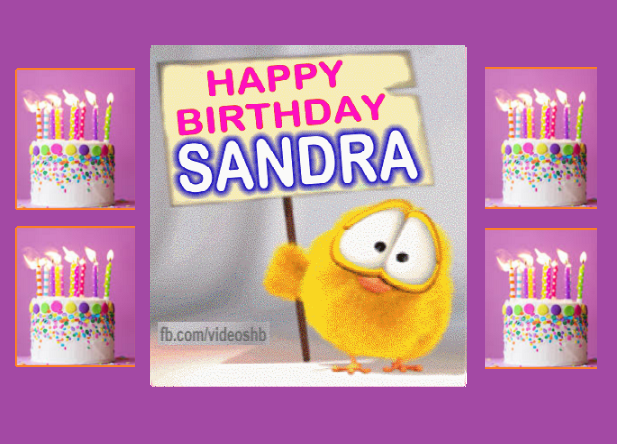 Happy Birthday SANDRA.