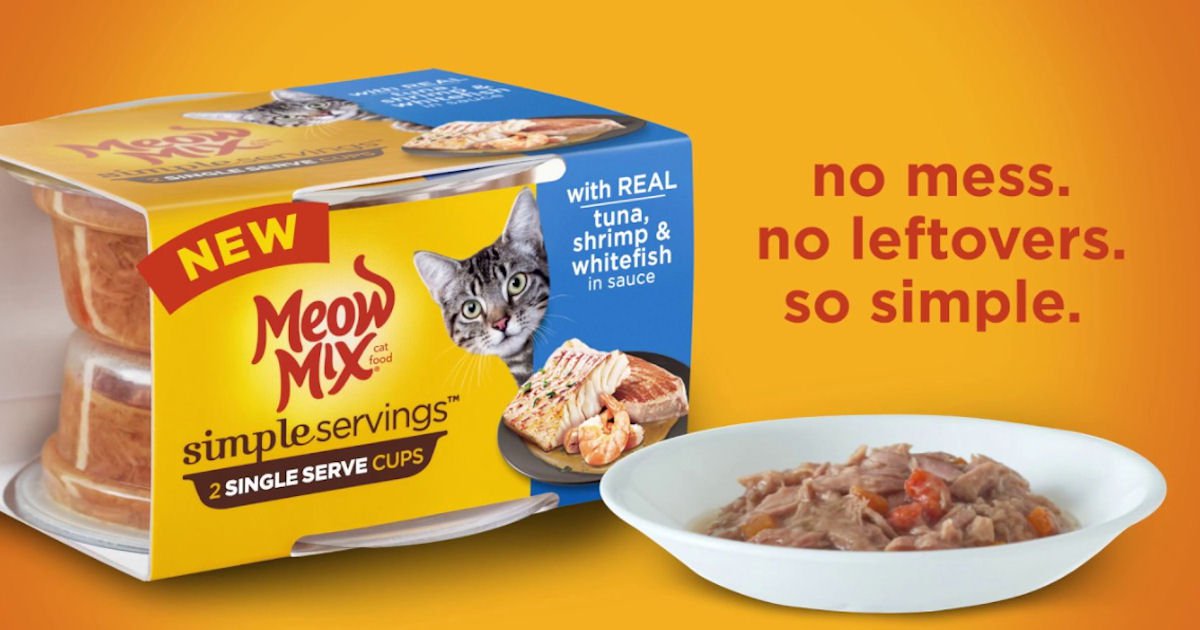 Free Samples by Mail Free Sample of Meow Mix Simple Servings Cat Food