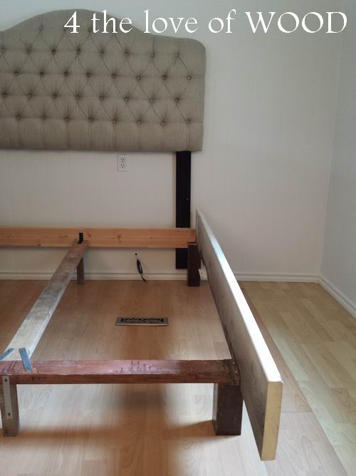 4 the love of wood FRENCH COUNTRY BEDROOM no sew bed skirt