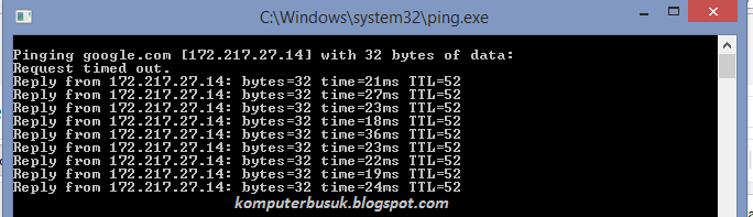 Membuat Shortcut Auto Ping CMD Windows - Belajar Komputer