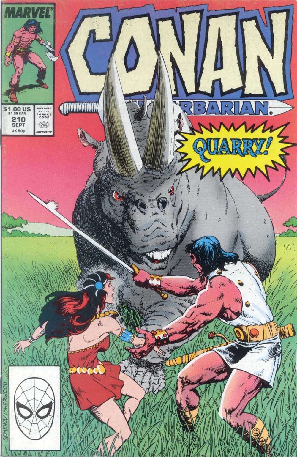 Read online Conan the Barbarian (1970) comic -  Issue #210 - 1