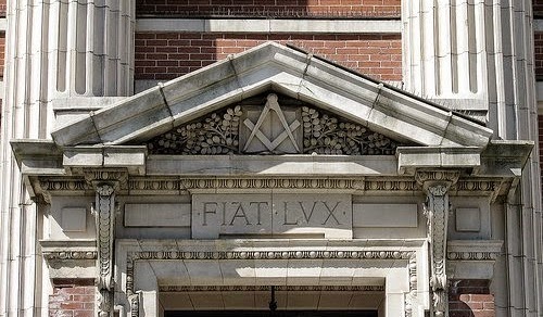 The Front View of the Worcester Masonic Center