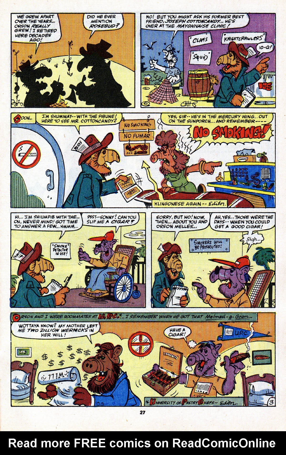Read online ALF comic -  Issue #19 - 29