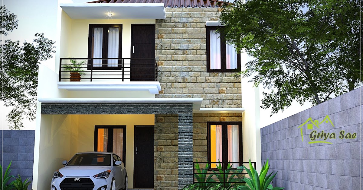 Konsep Terkini 16+ Rumah Minimalis 2 Lantai Plus Taman