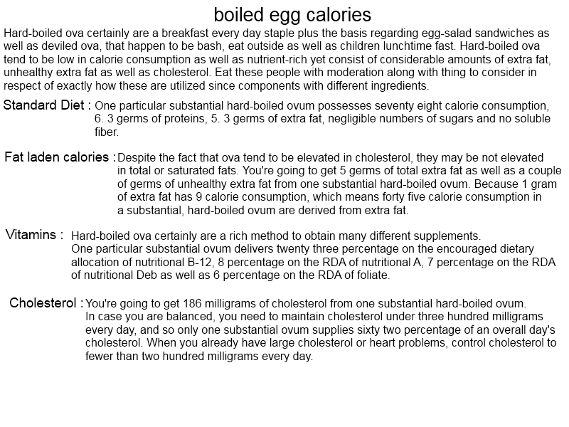 BOILED EGG CALORIES NUTRITION FACTS visual data 5