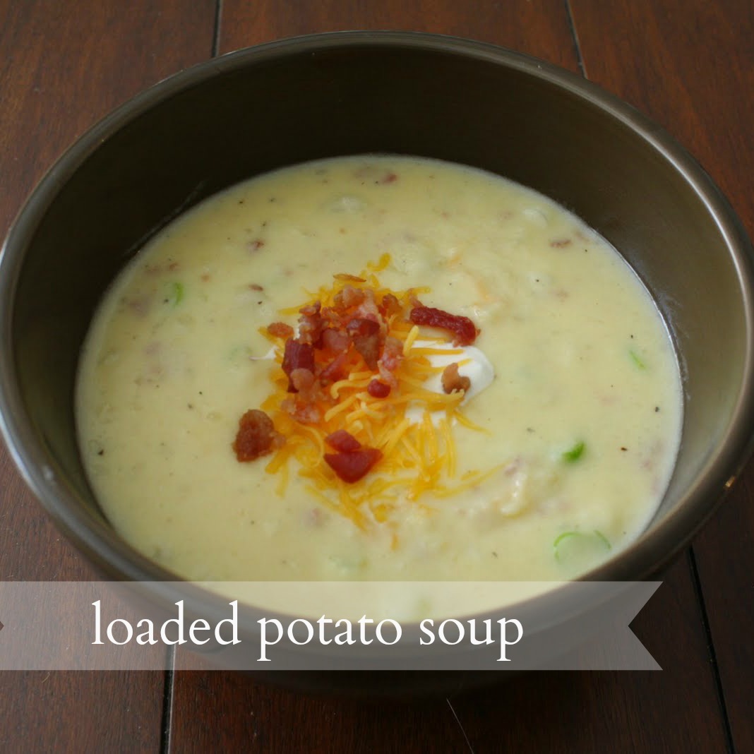 live a little wilder: loaded potato soup {recipe}
