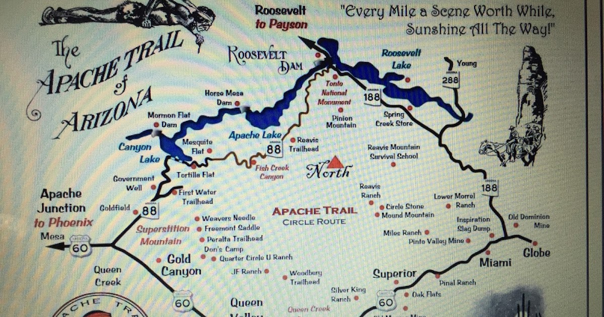 Down the Road Apache Trail Drive & Winslow, AZ