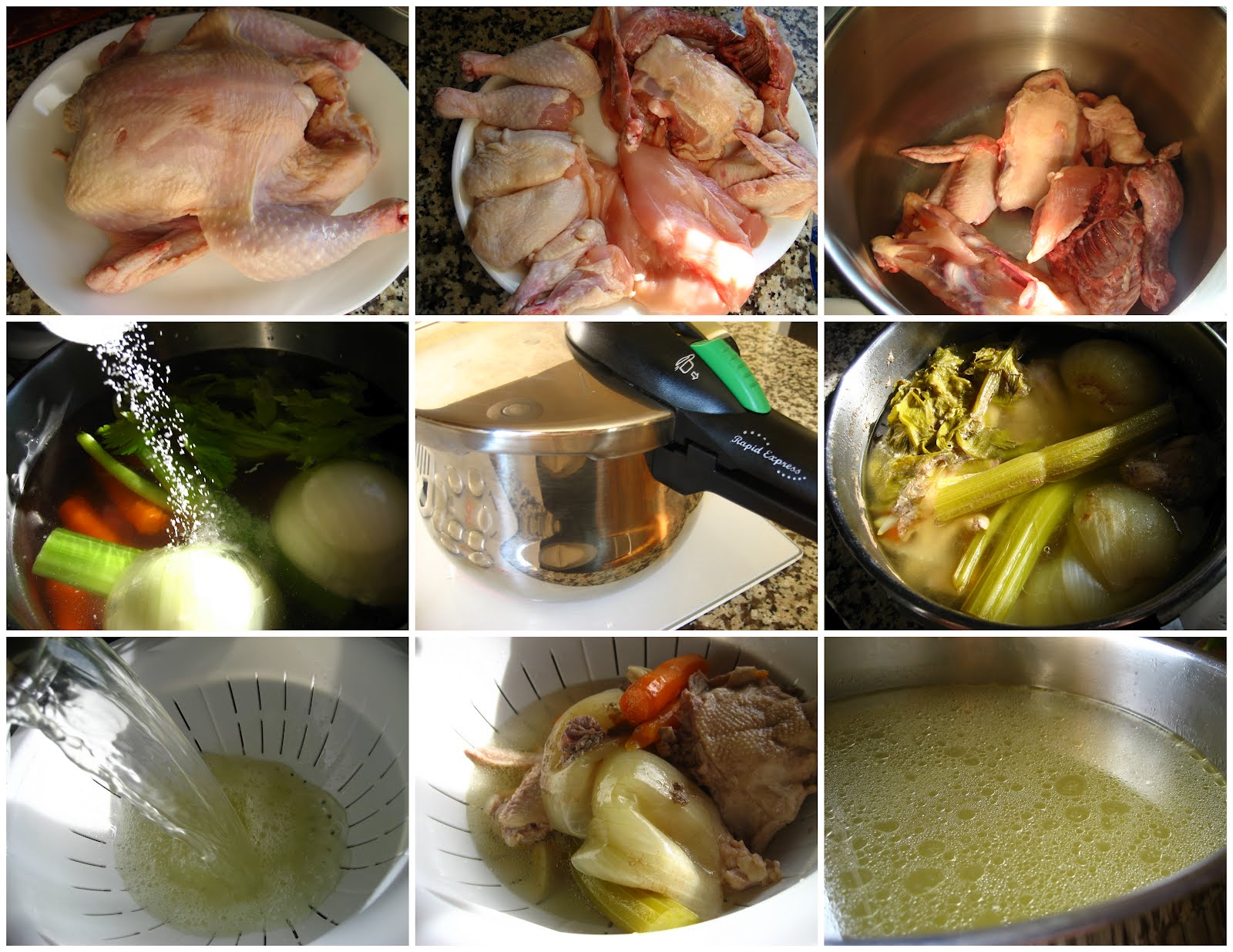 Home Cooking In Montana Pressure Cooker Chicken Stock.... and