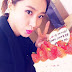 SNSD Yuri snap photos with her Birthday cake