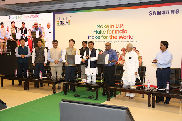 Samsung strengthens Make in India, Make for India commitment; to further invest in Noida, UP Samsung strengthens Make in India, Make for India commitment; to further invest in Noida, UP