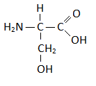 estrutura química serina formula
