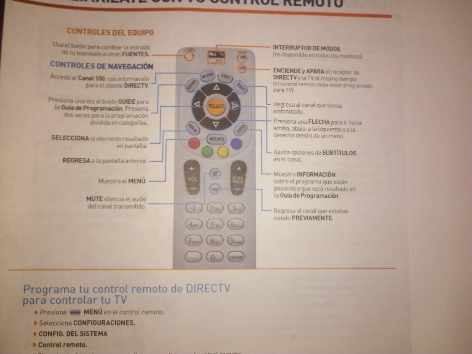 blog del ingeniero Ernesto Ibáñez Decodificador DirecTV Configuración