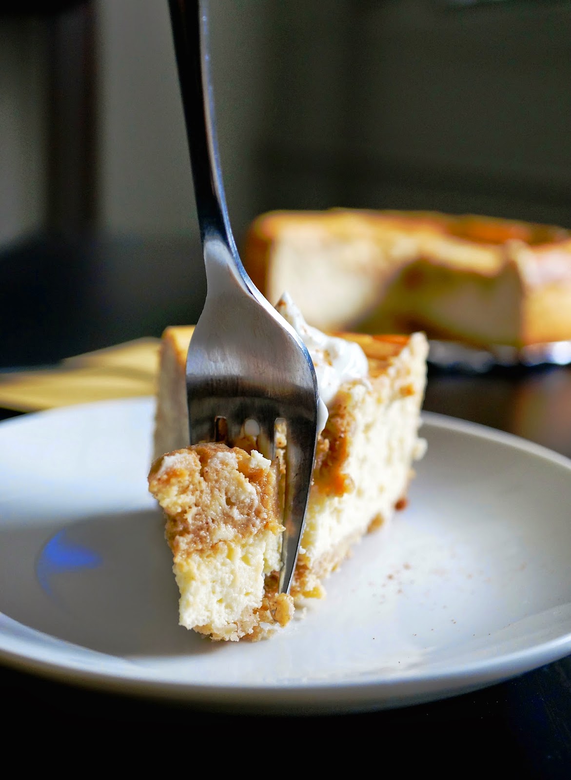 Miss Hangrypants Cinnamon Swirl Cheesecake