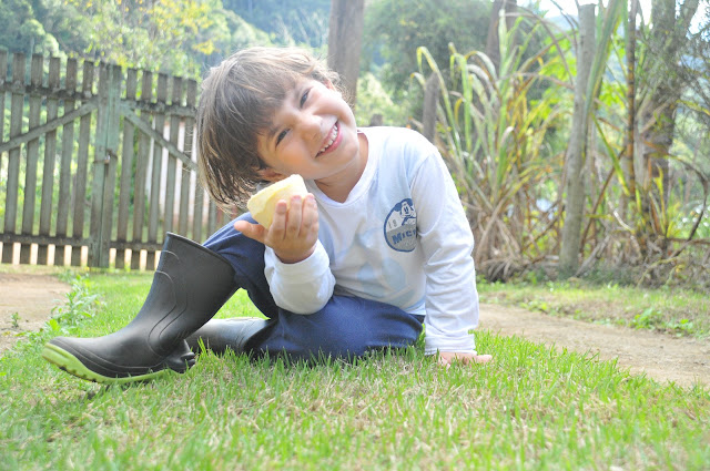 Da laranja eu como até o bagaço!