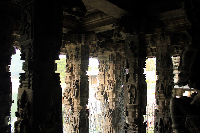 Inside the 100-pillared Mantapa