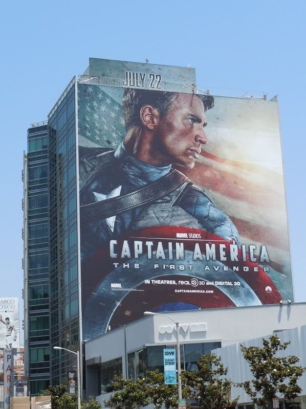 Captain America First Avenger billboard