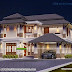 4 bedroom modern villa night view