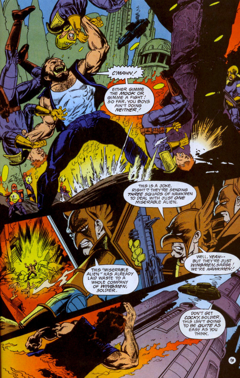 Read online Hawkworld (1990) comic -  Issue #20 - 14