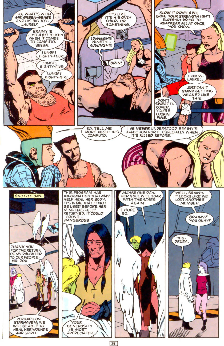 Legion of Super-Heroes (1989) 50 Page 28