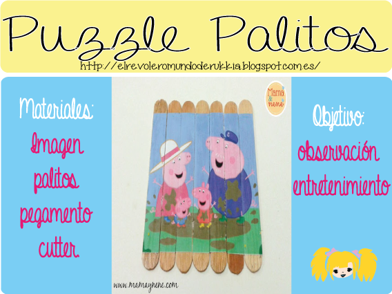 puzzle.palos.helado calmar.niños.viaje