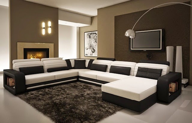 Beautiful Minimalist Large Sectional Sofa