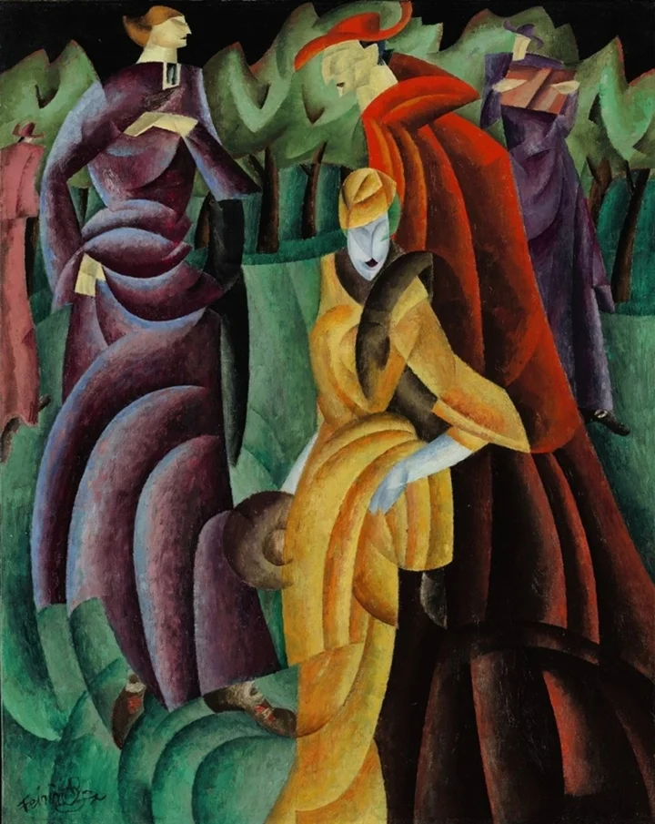 Lyonel Feininger 1871-1956 | American-born German Cubist/Expressionist painter