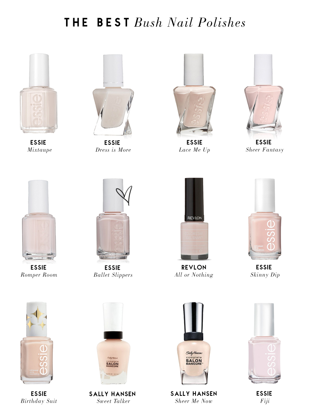 Shopping File: My Top 12 Favorite Blush Nail Polishes | THE VAULT FILES