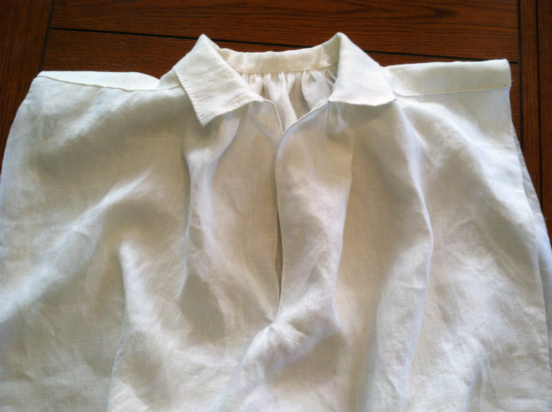 Victorian Tailoring: 1830s Shirt: Part 1