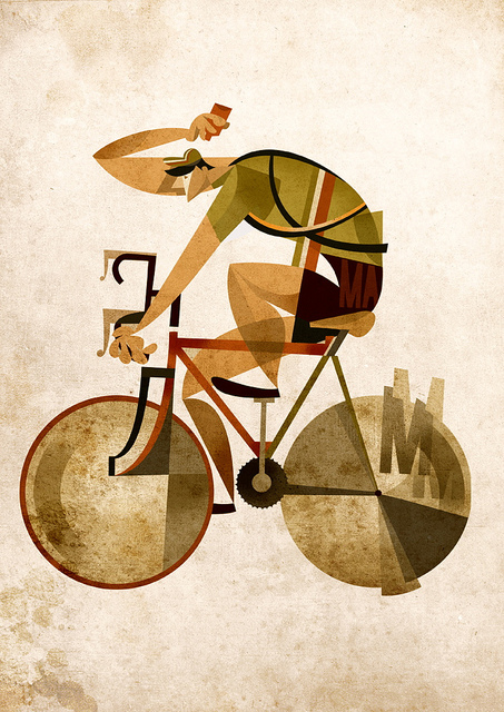 Cyclists. Riccardo Guasco. Doctor Ojiplático