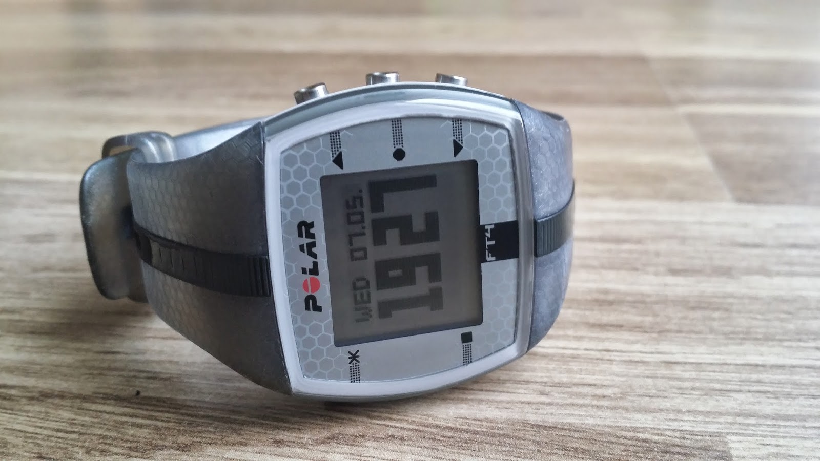 Polar FT4 Silver Heart Rate Monitor Exercise Watch with Polar Strap | eBay