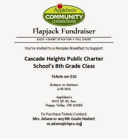8th Grade ~ Cascade Heights Public Charter School: Last Fundraiser of