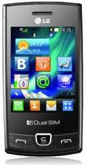 Dual SIM Touchscreen Mobile LG P520