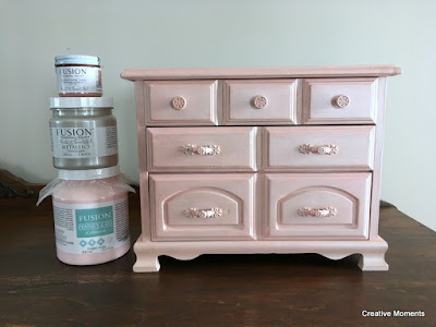 fusion rose paint gold metallic jewelry highlighted edges wax champagne hardware